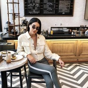 uo silence + noise ivory elisa gab jacket